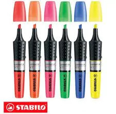 Resaltador Stabilo Luminator Tinta Líquida X 4 Unidades