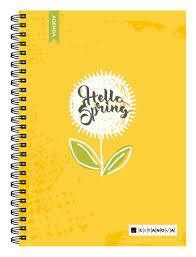 Agenda Mini Citanova 2025 - Espiralada - Semanal Flowers 14x19 Cm
