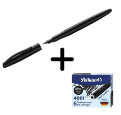Lapicera Pluma Pelikan Jazz Noble Elegance + Cartuchos X 6un - tienda online