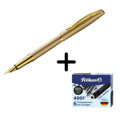 Lapicera Pluma Pelikan Jazz Noble Elegance + Cartuchos X 6un en internet