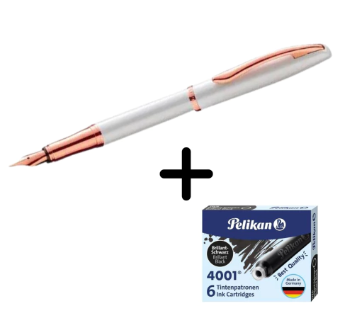 Lapicera Pluma Pelikan Jazz Noble Elegance + Cartuchos X 6un - comprar online