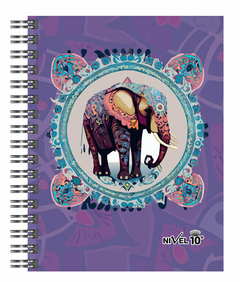 Agenda Nivel 10 2025 Bonjour Espiral Elefante Diaria 16x22 - comprar online