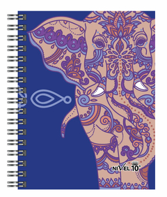 Agenda Nivel 10 2025 Bonjour Espiral Elefante Diaria 16x22