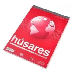 Block Husares Business A4 Cuadriculado