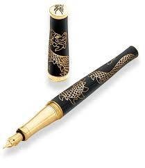 Pluma Cross Sauvage Dragon Laca Negra
