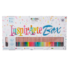 Lápices de Colores Mooving Inspirarte Box - 40 Piezas Serious Coloring