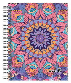 Agenda Nivel 10 2025 Bonjour Espiral Mandalas Diaria 16x22cm