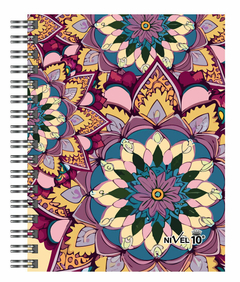 Agenda Nivel 10 2025 Bonjour Espiral Mandalas Diaria 16x22cm en internet