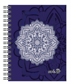 Agenda Nivel 10 2025 Bonjour Espiral Mandalas Diaria 16x22cm - comprar online