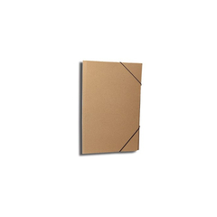 Carpeta Tres Solapas Con Elástico Marrón N° 6 X Unidad