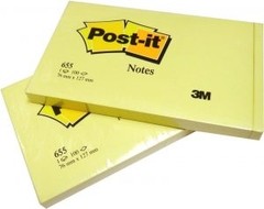 Post It 76 x 127 mm Amarillo