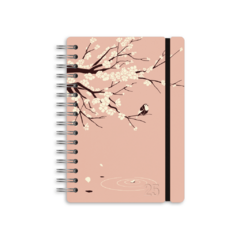 Agenda 2025 Vacavaliente Studio Sakura N8 Diaria 15x21 Cm - comprar online