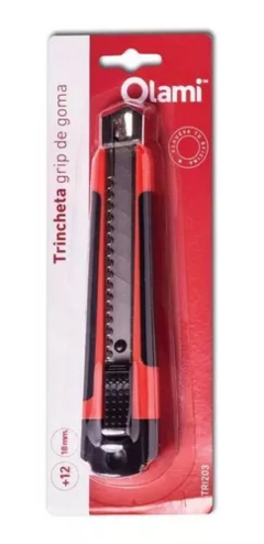 Cutter Olami 18 MM Grip De Goma - TRI203 - comprar online