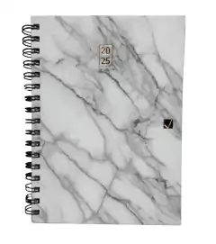 Agenda Citanova 2025 N8 - Espiralada - Semanal Marble 16x23cm