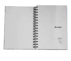 Agenda Arwen 2025 Diaria Espiral Línea Classic N8 17x22cm - comprar online