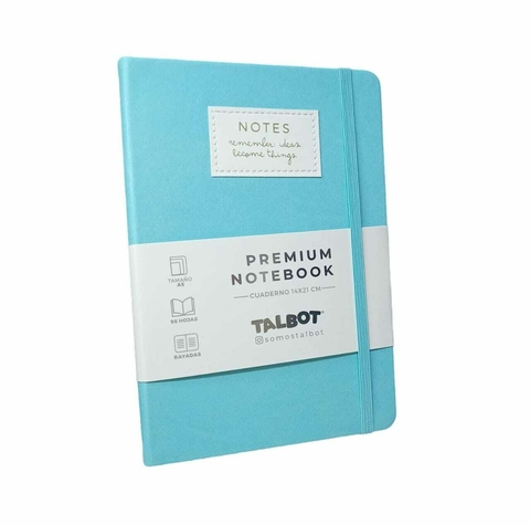 Cuaderno Notebook Pu Premium Talbot 14x21 96hj. Rayado