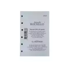 Repuesto Agenda Morgan Bolsillo 2026 Diario Solo Días 8x12,5