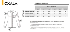 Camisaco viyela marron - OXALA