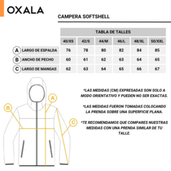 Campera softshell tex verde - OXALA