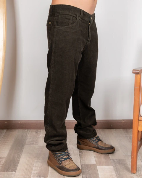 Pantalon Corderoy verde
