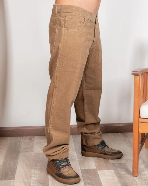 Pantalon Corderoy Beige