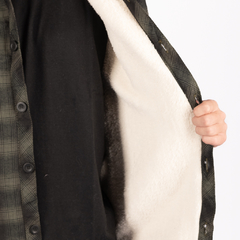 Camisaco viyela verde - comprar online