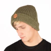 Gorro tejido punto verde