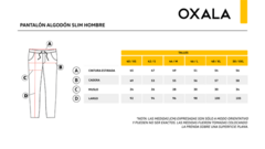 Pantalon frisa slim azul - tienda online