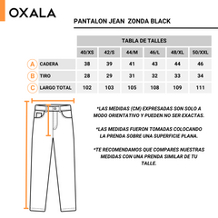 Imagen de Pantalon Jean Zonda Black