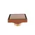 Coladera Laton Rose Gold 10 x 10 Kand