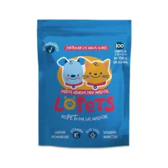 Pañitos Húmedos para Mascotas Lopets 100 UND