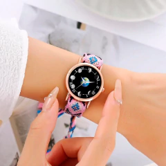 Reloj TEJIDO Fases de la Luna - Gaia astronomía