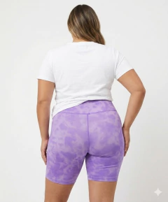 Calza biker - LILA - Talles Especiales XL al 3XL - comprar online