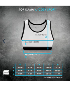 Top Deportivo Shelly - Bicolor - tienda online