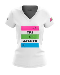 Remera Romi Palacio Triatleta 24 Blanco - ROMI PALACIO - Cozy Sport-
