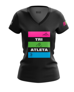 Remera Romi Palacio Triatleta 24 Negro - ROMI PALACIO - Cozy Sport-