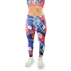 Calza Larga Flores - Cintura Ancha - Cozy Sport - comprar online