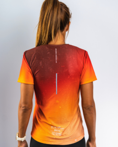 Remera Running Dama Keller - NARANJA - - comprar online