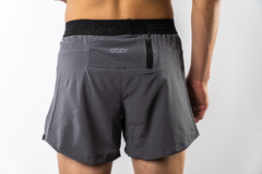 SHORT RUNNING HOMBRE ELIUD -GRIS - - Cozy Sport