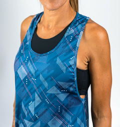 MUSCULOSA DAMA DAFNE - AZUL - - comprar online