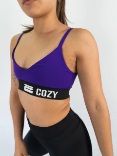 Top Dama Deportivo Switzer Violeta