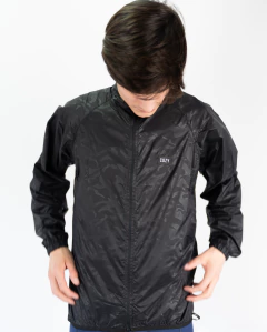 Campera Rompeviento Negra Convertible - tienda online