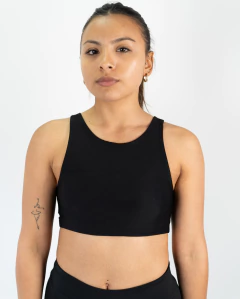 Top Dama Deportivo FRANCESCA - NEGRO - comprar online