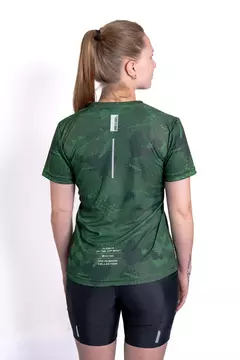 Remera Running Dama Allison - VERDE - - tienda online