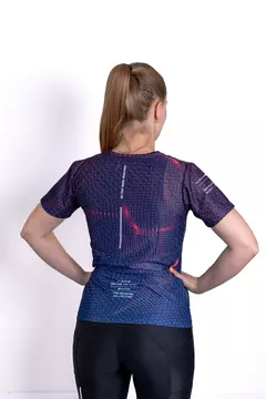 Remera Running Ayana Azul marino Dama - comprar online