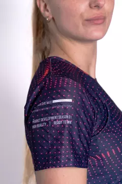 Remera Running Ayana Azul marino Dama - Cozy Sport