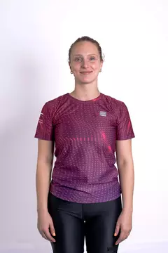 Remera Running Ayana Rojo Dama - Cozy Sport