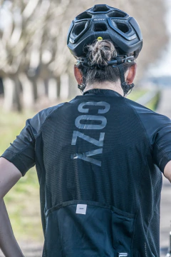 JERSEY CICLISMO COZY - UNISEX - NEGRO -