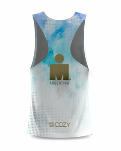 Musculosa Deportiva Running IRONMAN 70.3 - BLANCO - - comprar online