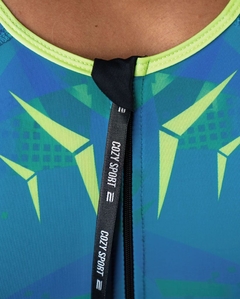 Enterito Triatlón Hombre RUNWAY - VERDE/LIMA - en internet